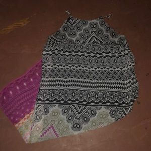 Multi color maxi Old Navy dress